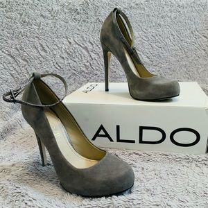 Also Gyal suede heels. Size 7